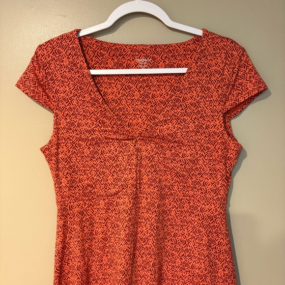 toad&co vibrant patterned maximalist burnt orange halloween vibes sundress - Picture 3 of 4